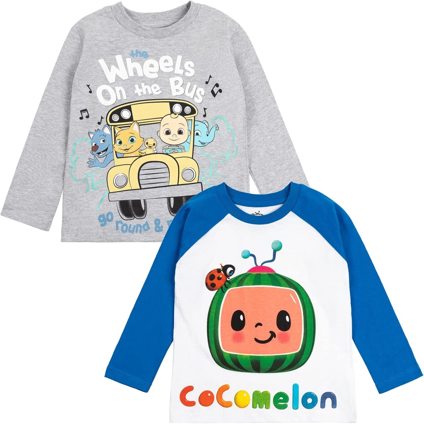 CoComelon Paquete de 2 camisetas gráficas