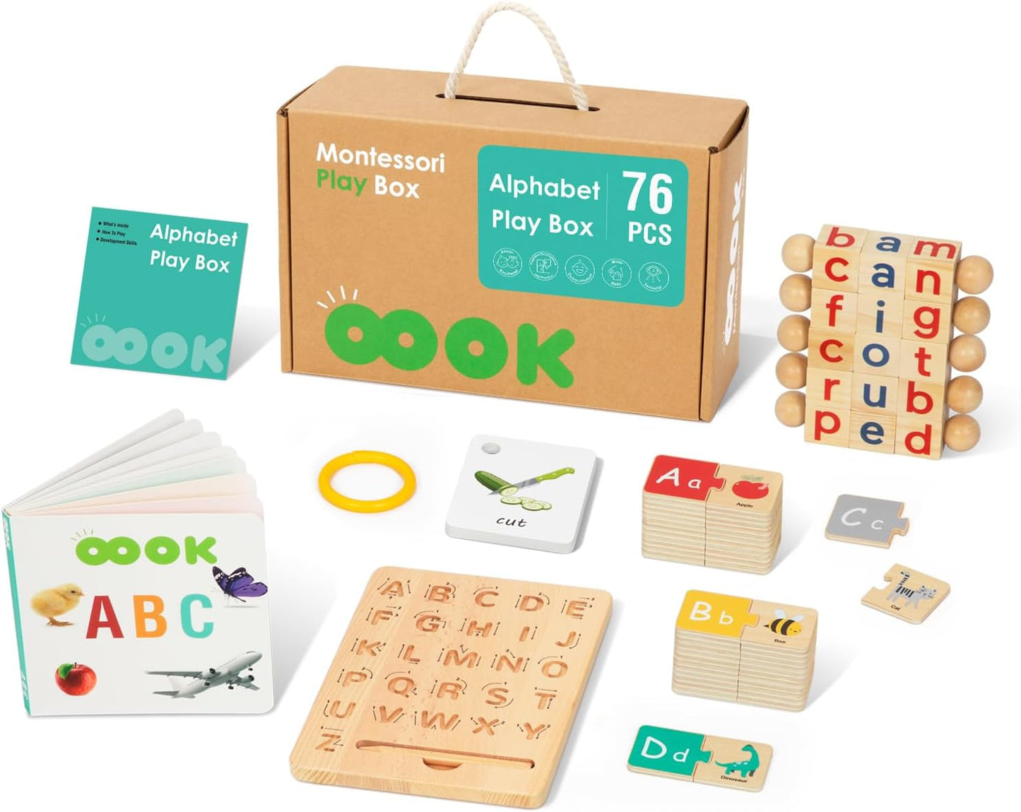 Kit Montessori aprendizaje del alfabeto