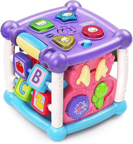 Cubo de actividades VTech Busy Learners, morado