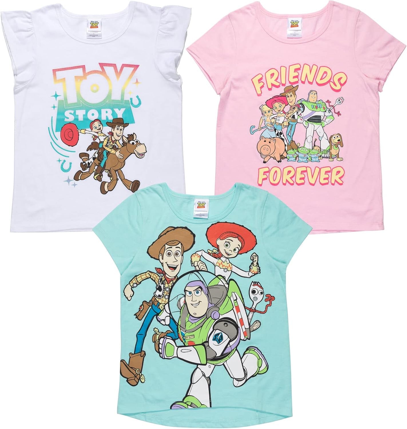 Disney Toy Story - Paquete de 3 camisetas