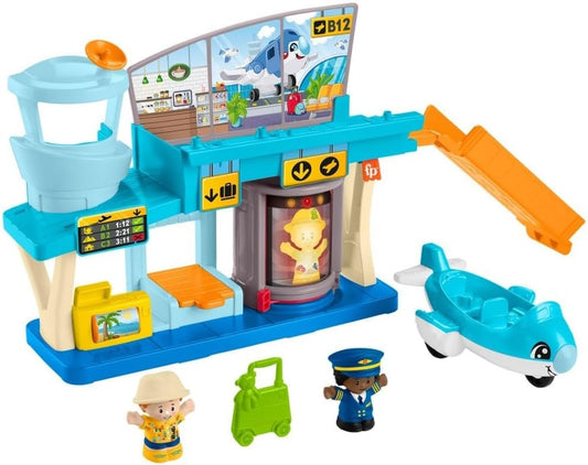 Fisher-Price Little People - Juego de aventuras diarias para el aeropuerto