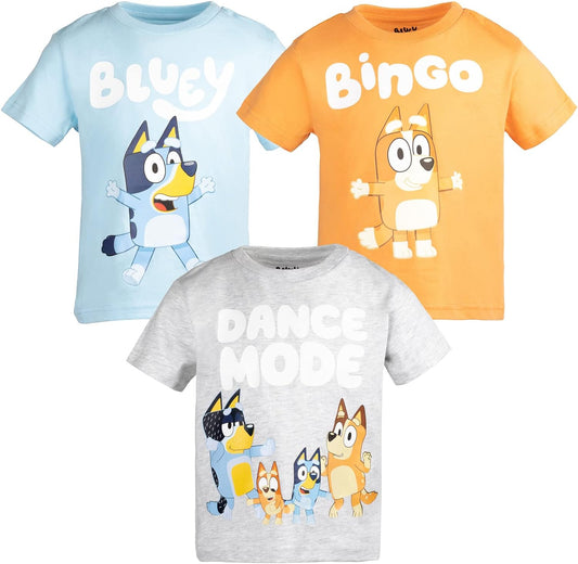 Bluey Paquete de 3 camisetas