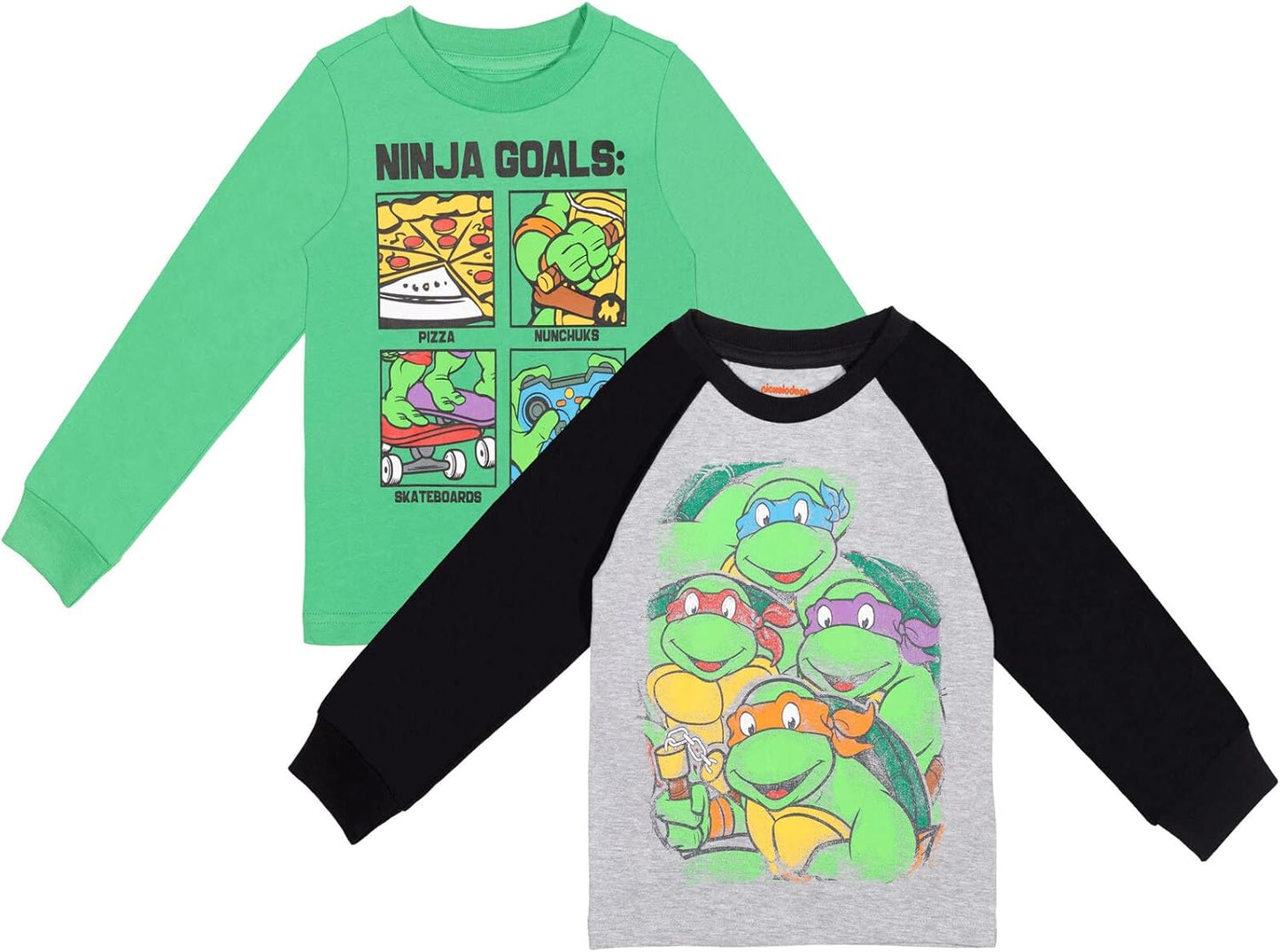 Mutant Ninja Paquete de 2 camisetas 