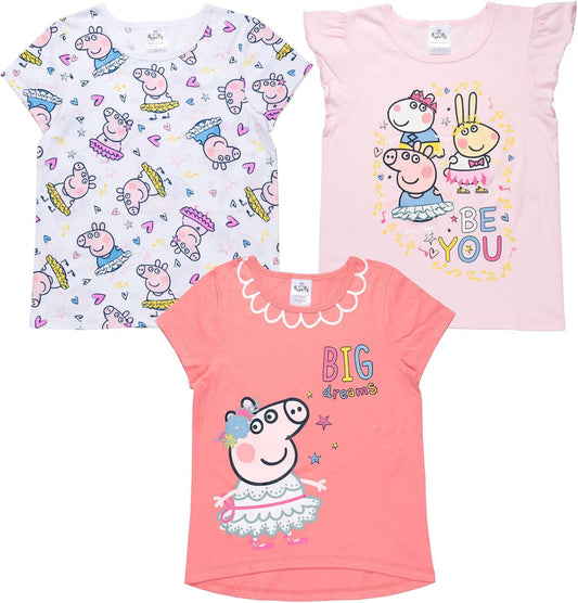 Pack 3 Camisetas, Peppa Pig