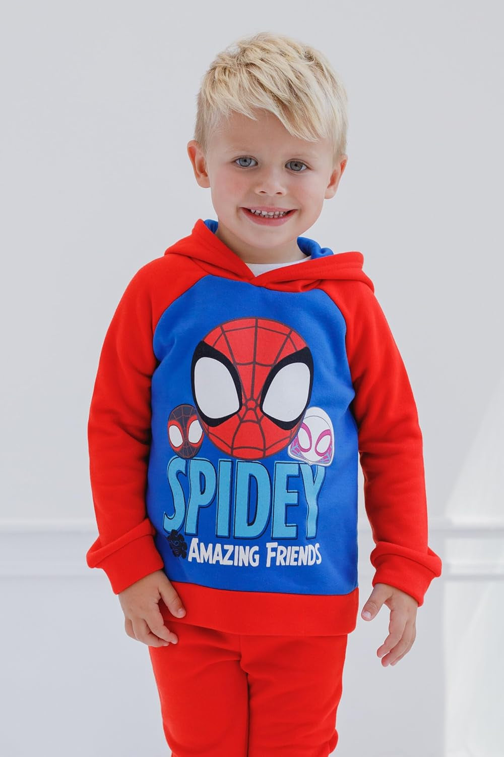 Conjunto de sudadera con capucha y pantalones Spiderman 