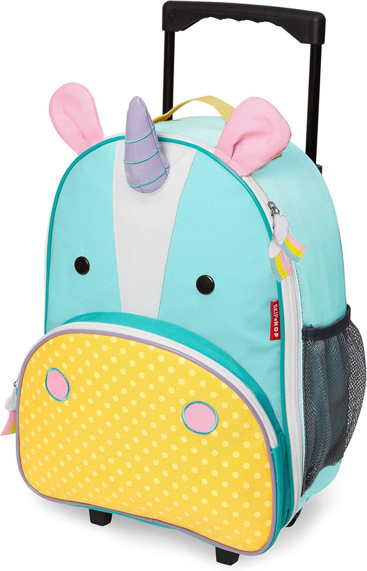 Skip Hop Mochila con ruedas para niños, zoológico, unicornio, 18"Pulgadas 