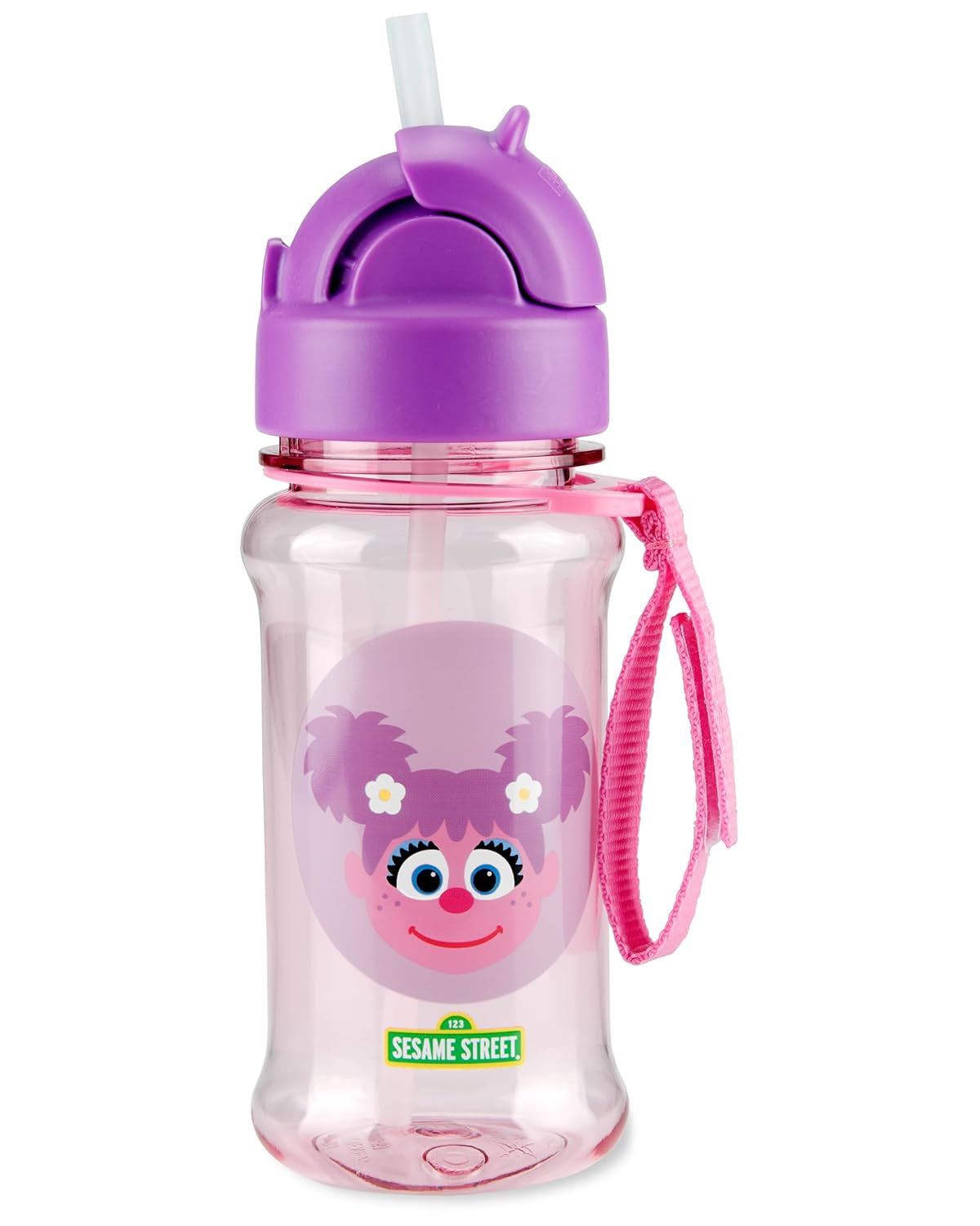 Skip Hop botella plastica con popote Abby Cadabby