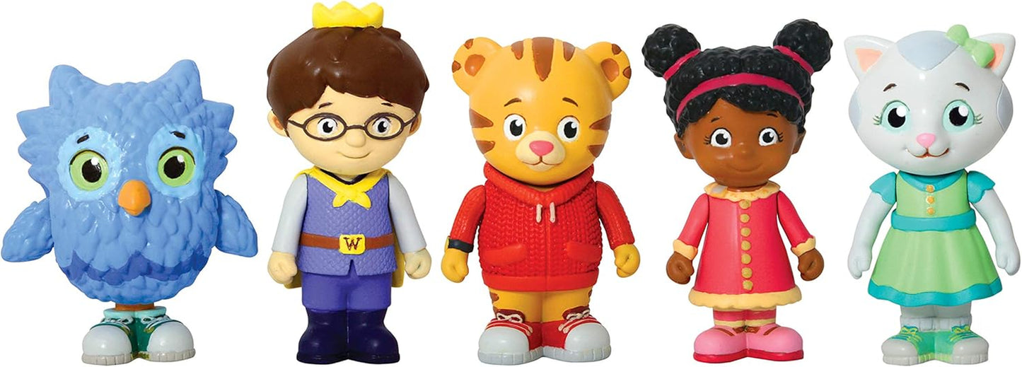 Daniel Tiger's Neighborhood Juego de figuras de amigos (paquete de 5)