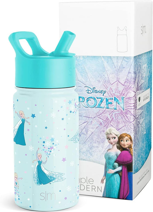 Simple Modern - Elsa de Frozen de Disney - Botella de agua de acero inoxidable aislado