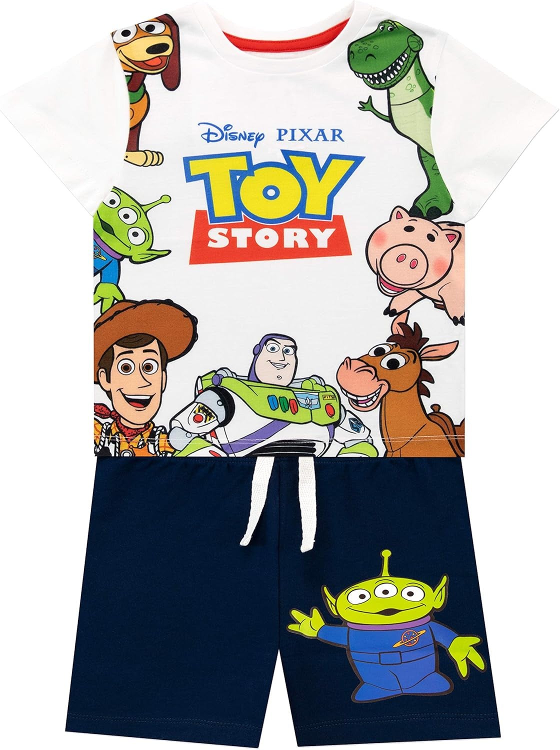 Disney Conjunto de camiseta y pantalones cortos Toy Story