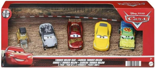 Mattel Cars - Paquete de 5 juguetes fundidos a presión