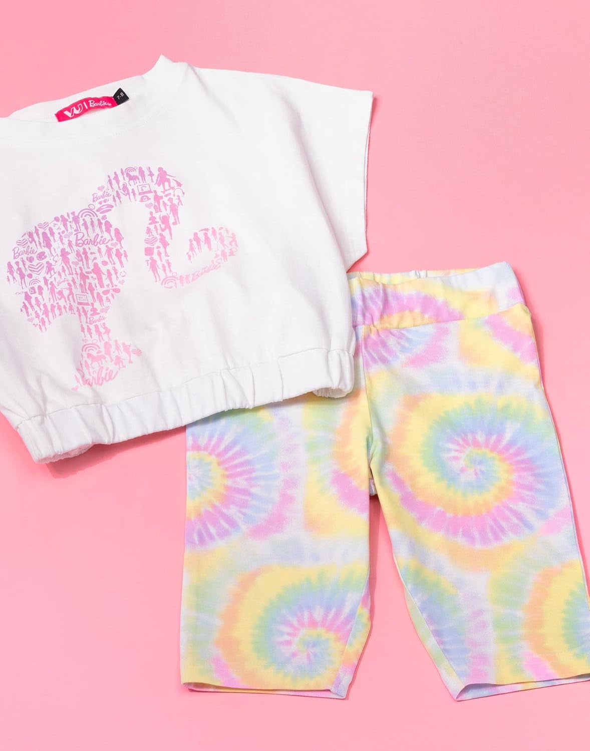 T-Shirt with Cycle Shorts Set Girls Coordinated Outfit