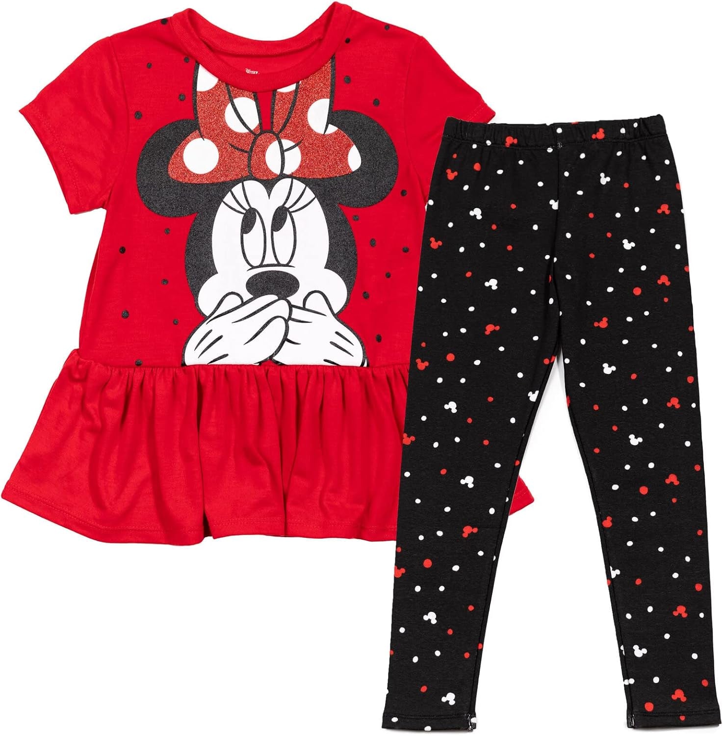 Disney Minnie Mouse - Conjunto de camiseta y leggings 