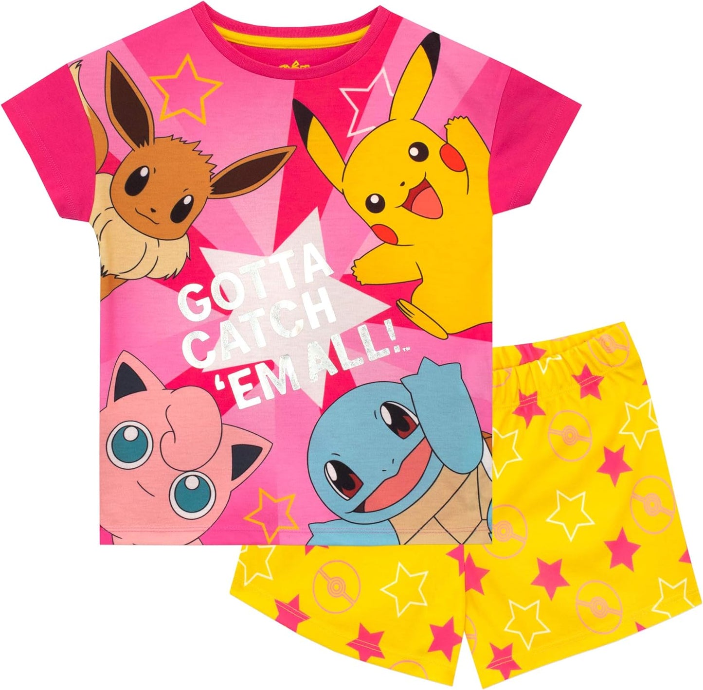 Pokemon Conjunto de pijama para niñas 