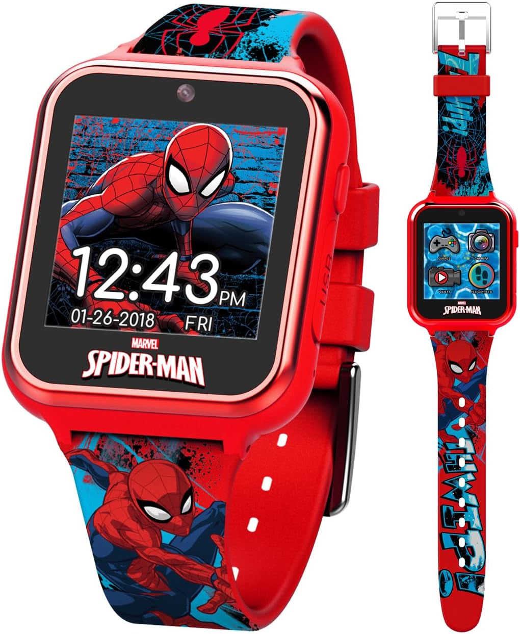 Marvel - Reloj de pulsera con pantalla táctil - Spiderman 