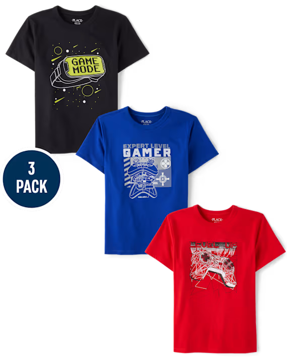 Camisetas 3-Pack