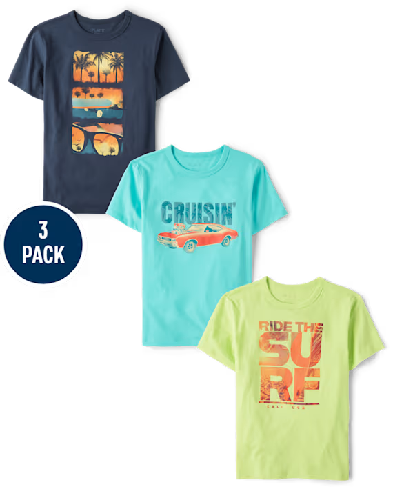 Camisetas 3-Pack