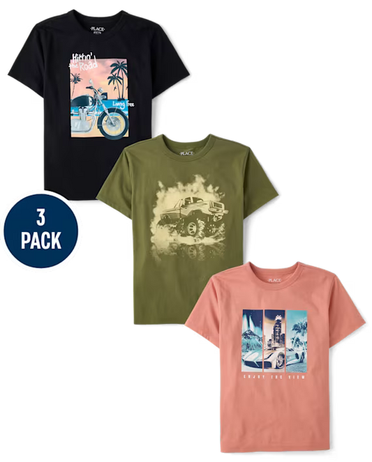 Camisetas 3-Pack