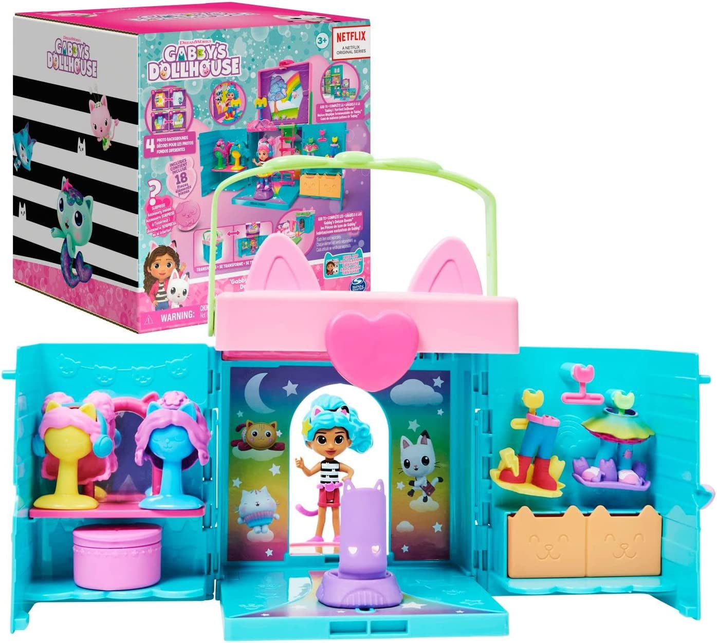 Gabby's Dollhouse, juego portátil