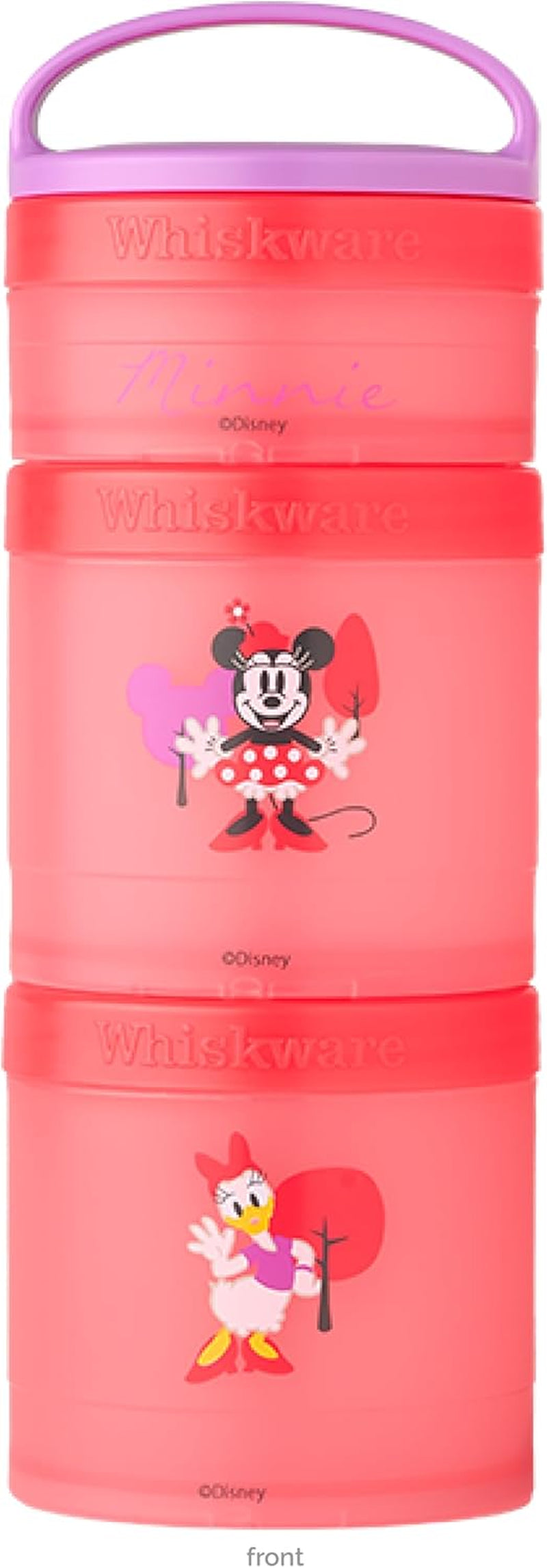 Whiskware Disney - Contenedores apilables para aperitivos, Minnie and Daisy