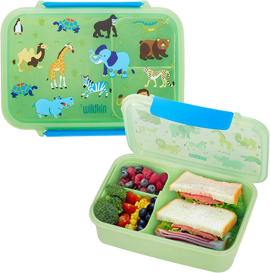 Wildkin Recipiente de comida reutilizable Animales 