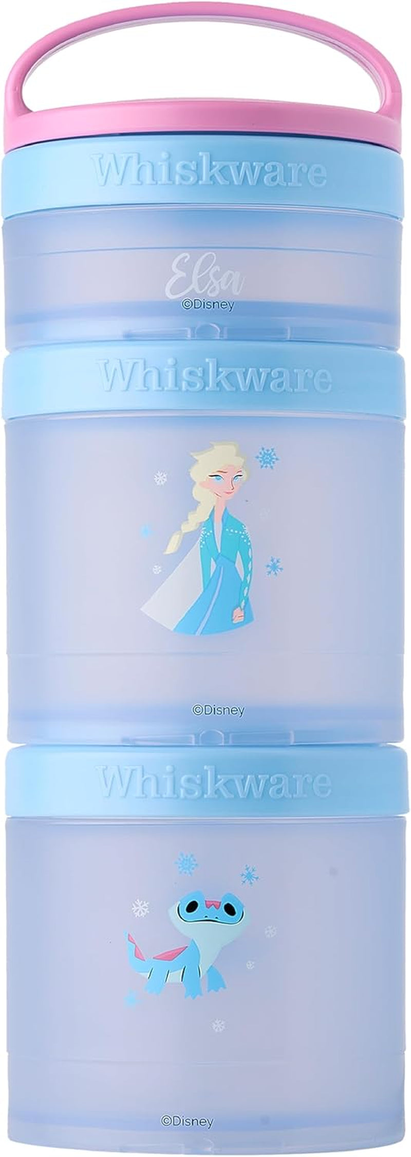 Whiskware Disney Princess - Contenedores apilables para aperitivos  Frozen 