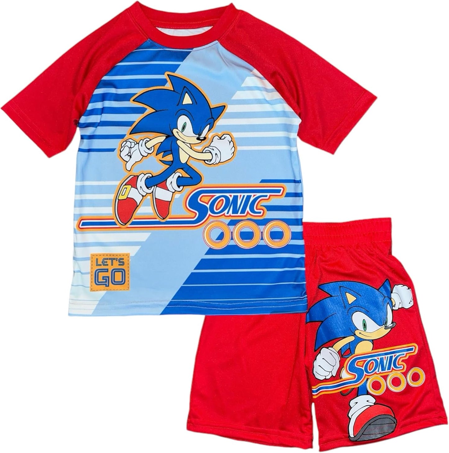 Sega Sonic The Hedgehog - Conjunto de ropa de 2 piezas