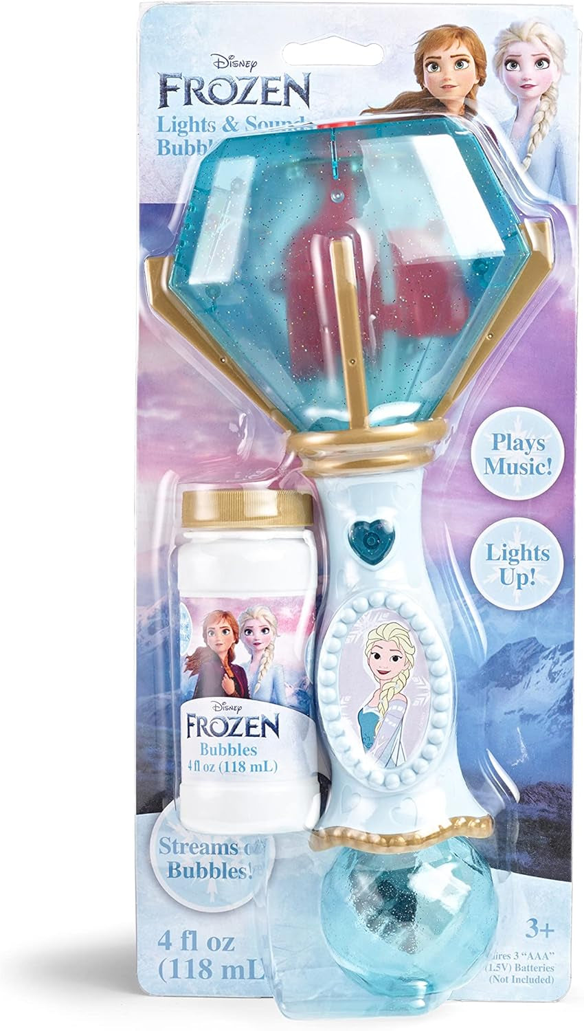 Disney Frozen Varita musical de burbujas con luz y sonido