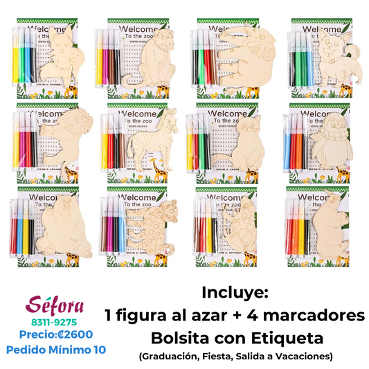 Kit Multi-Ocasión: Graduación, Vacaciones y Fiesta (Pedido Mínimo 10)