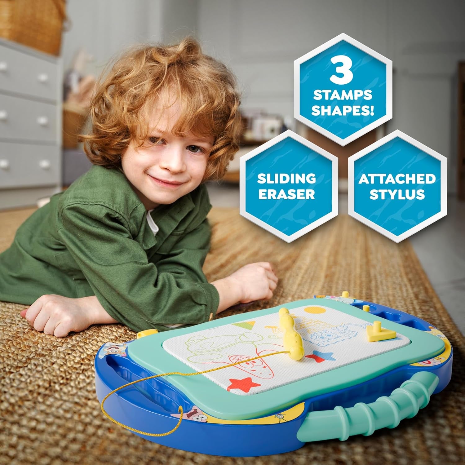 Pizarra magnética de dibujo de Bob Esponja