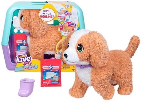 Little Live Pets Peluche de 50 sonidos, juguete y transportador