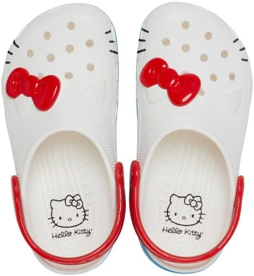 Crocs Zuecos clásicos de Hello Kitty