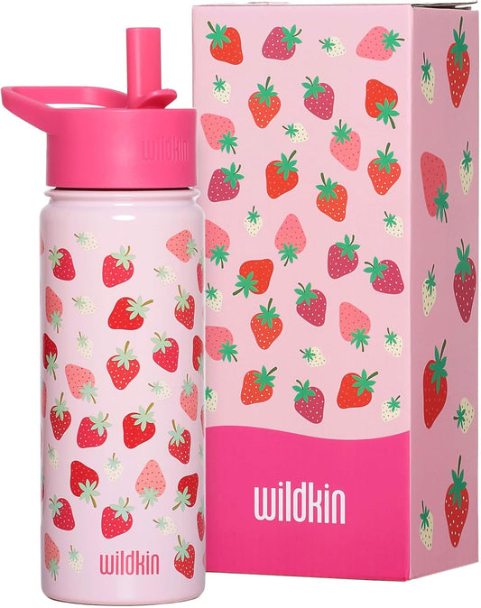 Wildkin Botella de agua reutilizable de acero inoxidable