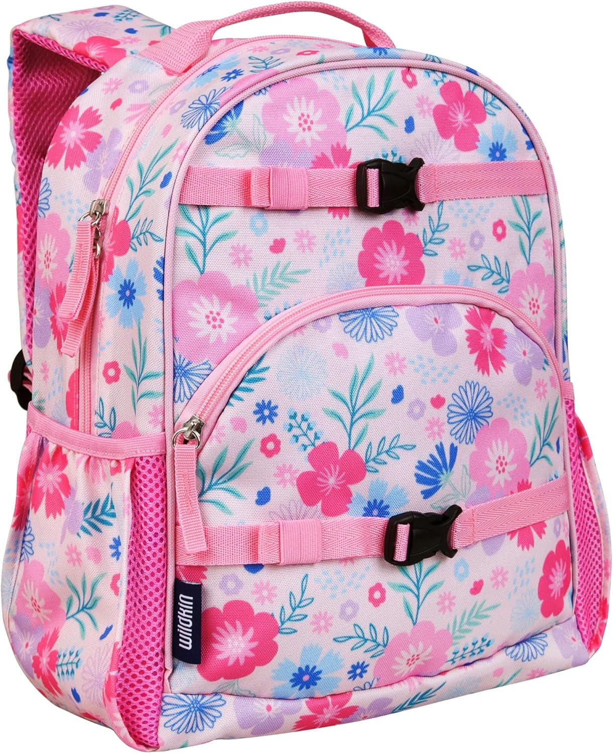 Mochila para niños Wildkin ECO rPET de 15 pulgadas Flores 