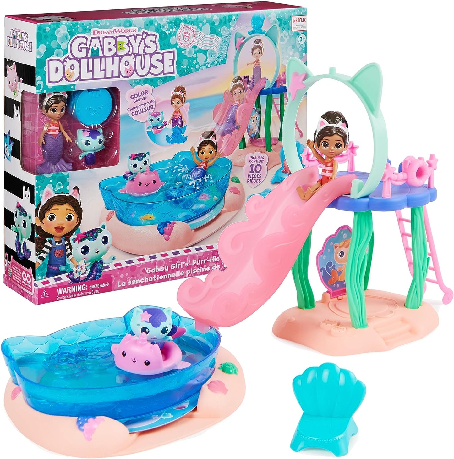 Gabby’S Dollhouse, juego de piscina