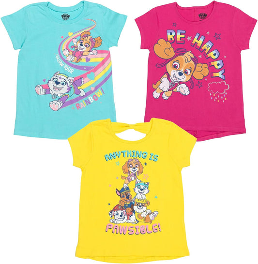 Pack 3 Camisetas, Paw Patrol