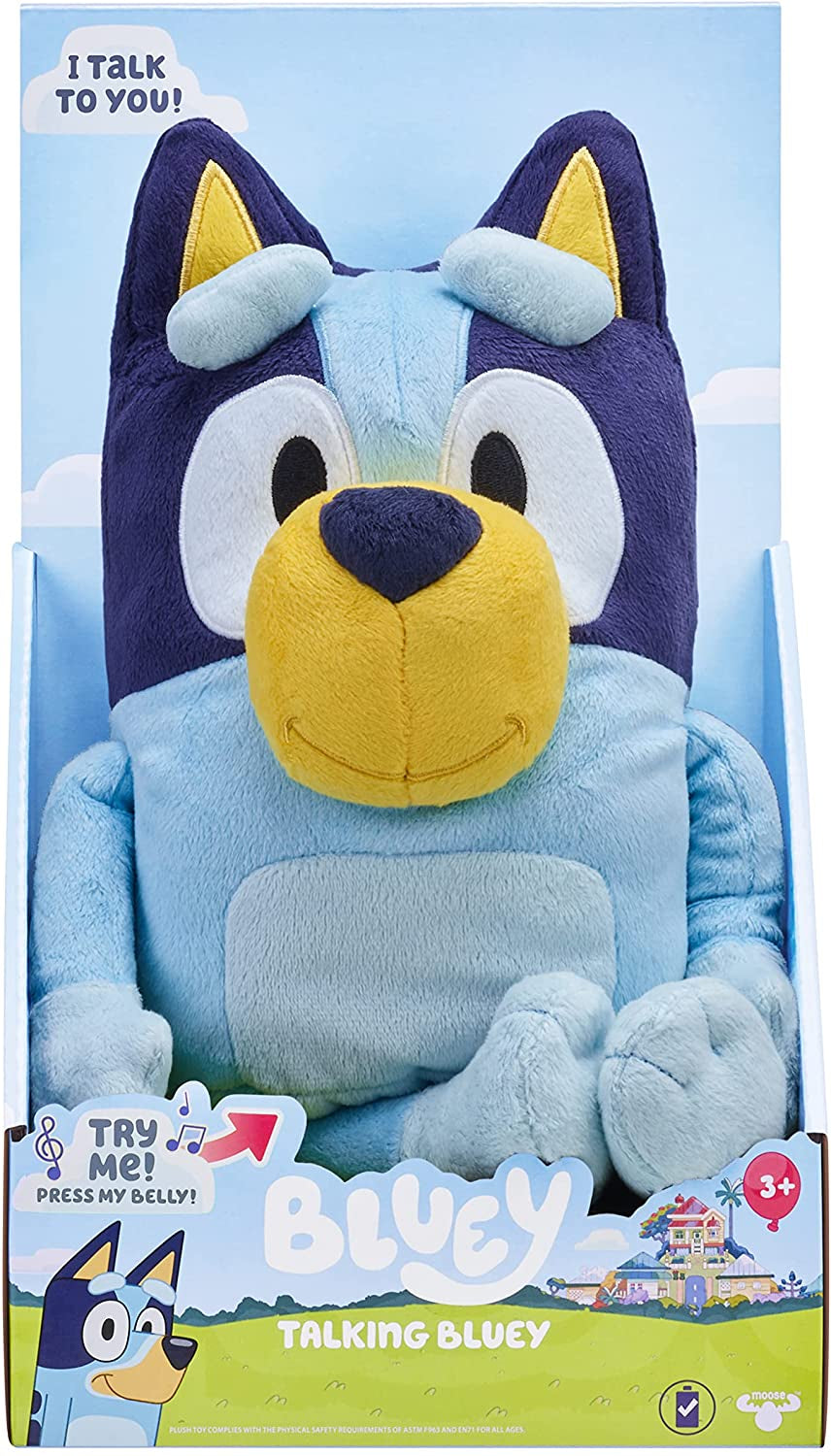 Bluey - Peluche interactivo de 13 pulgadas