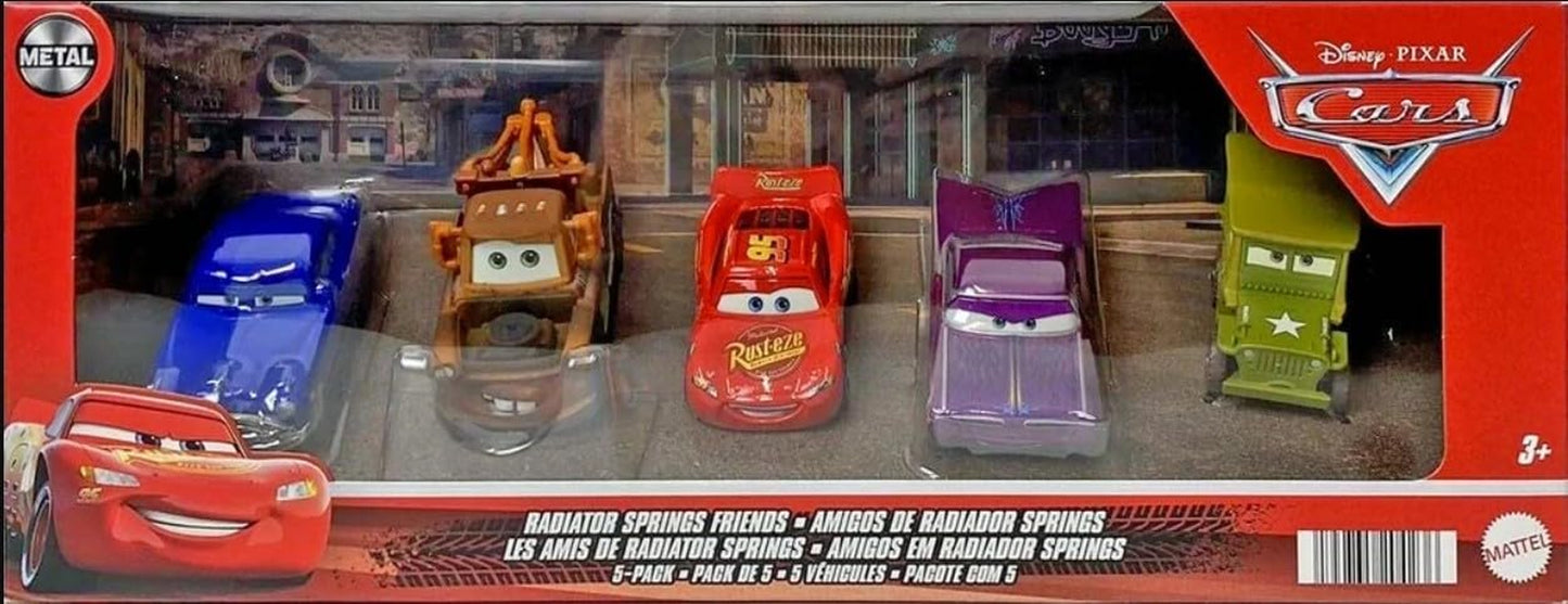 Mattel Cars 3 Diecast Radiator Springs Friends - Paquete de 5 unidades