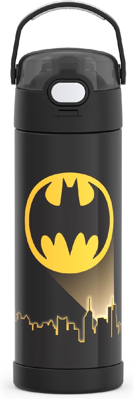THERMOS FUNTAINER - Botella aislada al vacío de acero inoxidable de 16 onzas