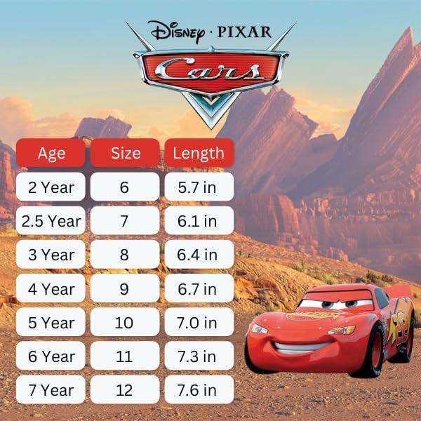 Disney Pixar Cars - Tenis iluminados