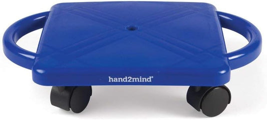 hand2mind - Patinete verde para interiores con asas