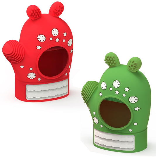 Paquete de 2 manoplas de dentición