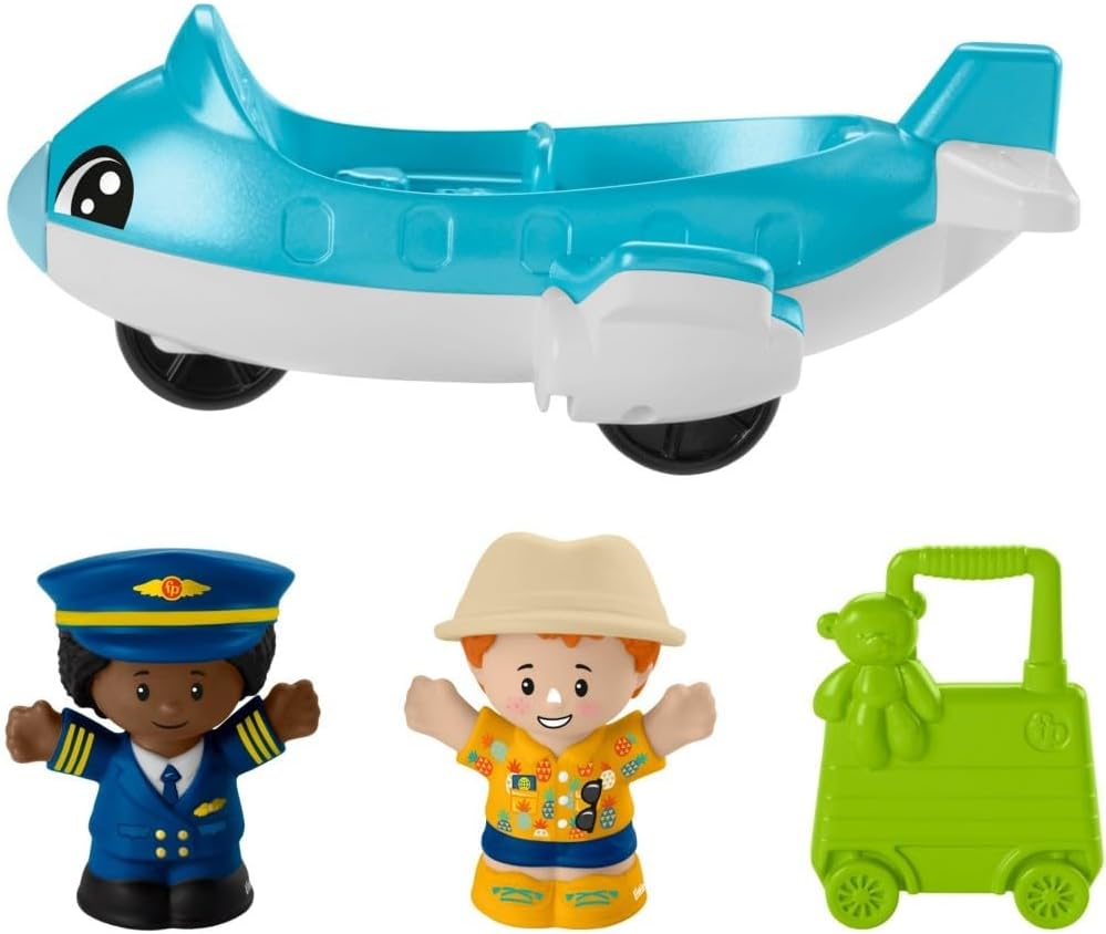 Fisher-Price Little People - Juego de aventuras diarias para el aeropuerto