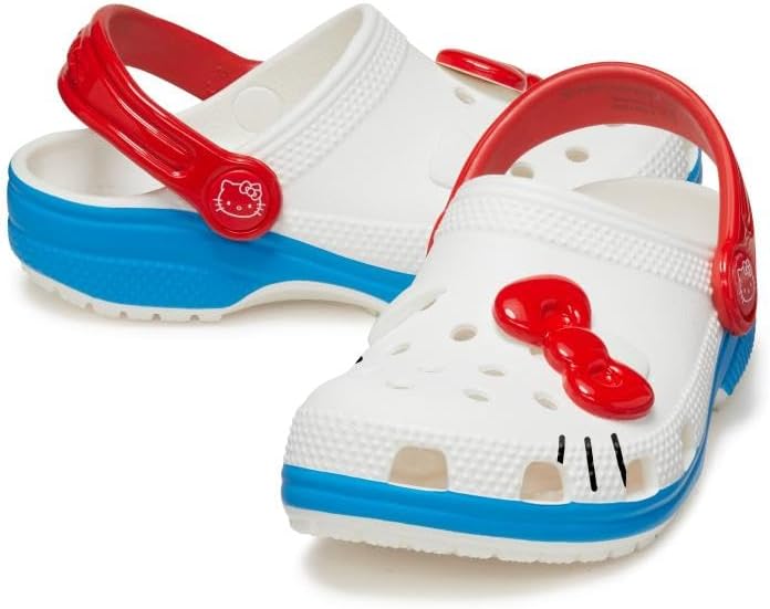 Crocs Zuecos clásicos de Hello Kitty