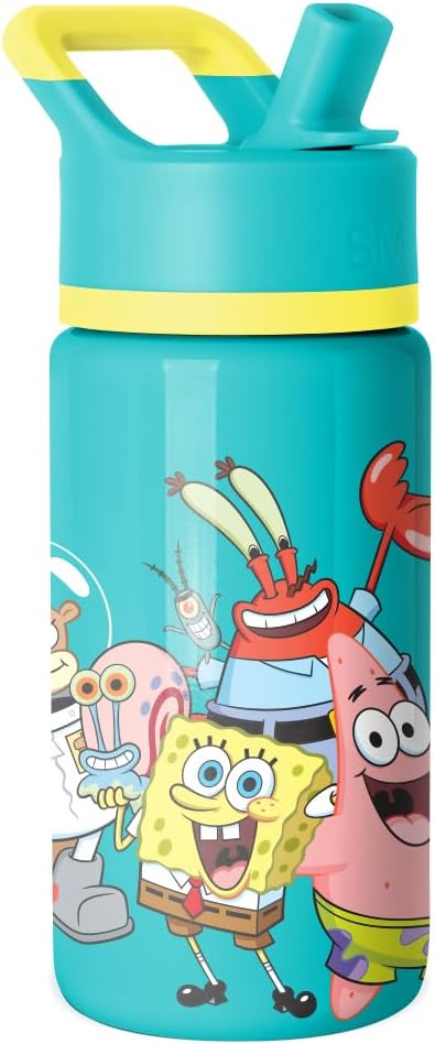 Simple Modern Botella de agua acero inoxidable de Bob Esponja de 14 onzas
