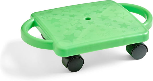 hand2mind - Patinete verde para interiores con asas