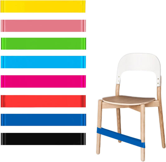 Bandas para sillas paquete de 8, multicolor