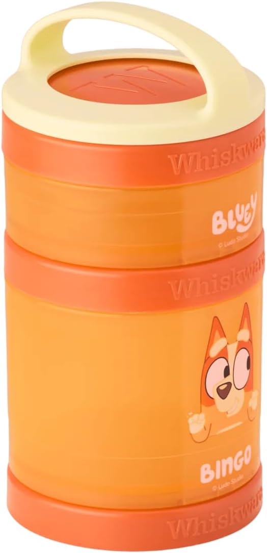 Whiskware Pilas de aperitivos Paquete de 3 Bluey y Amigos 