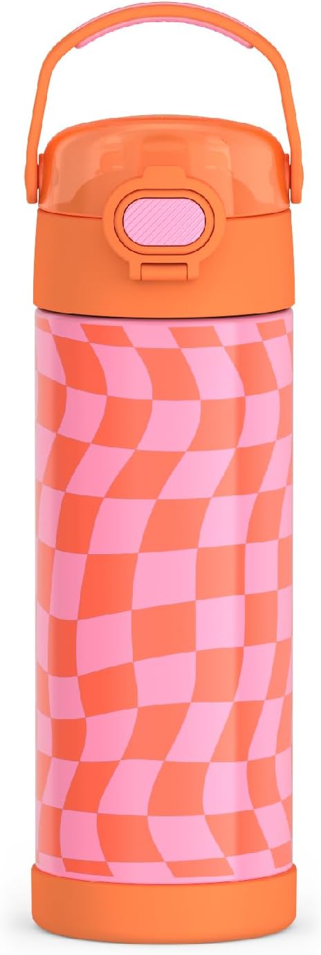 THERMOS FUNTAINER - Botella aislada al vacío de acero inoxidable de 16 onzas