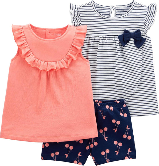 Simple Joys by Carter's Conjunto de ropa de juego de 3 piezas